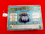 Sewing Needle Tin; Ovb; With Contents
