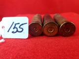 Win Shot Shells 3 Shells Winchester No 14 (2) Grey Npes And (1) Black Loaded Round Circa 1887-1895 2