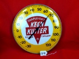 Kenn Kutter Round Thermometer -authentic-30 To 120 Degrees; Great Condition