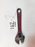 Simmons Keen Kutter 4 Inch Crescent Wrench Red Painted Handle - Good Condition