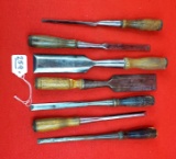 Lot Of 7 Winchester Chisels