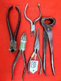 Lot Of 5 Keen Kutter Pliers And Clippers