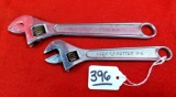 Lot Of 2 Keen Kutter Adjustable Wrenches