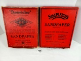 Lot Of 2 Diamond Edge Shapleigh Sandpaper In Original Box