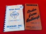Lot Of 2 Belknap Want Books