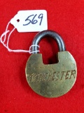 Winchester Padlock; Made In The Usa; No Key