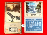 Lot Of 2; 1934 Keen Kutter Calendar; 1950 Keen Kutter Calendar