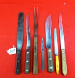 Lot Of 7; Winchester Knives; Grill Fork; Spatula