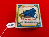 Winchester New Rival 12 Ga Black Powder Box With 25 Shell Castings
