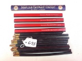 Shapleigh Pencils (11); 4 Shapleigh Carpenter Pencils; 1 Shapleigh Carpenter Pencil In Sleeve