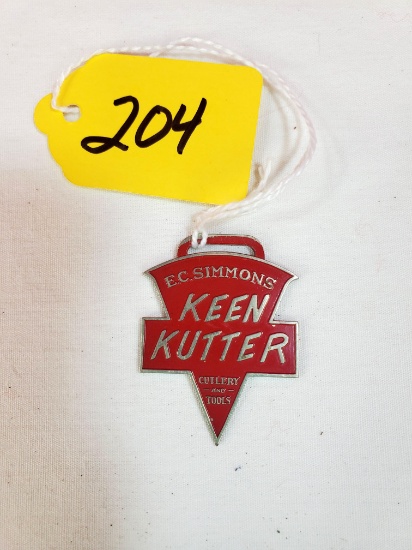 S204: Keen Kutter Watch Fob Marked Le On Back