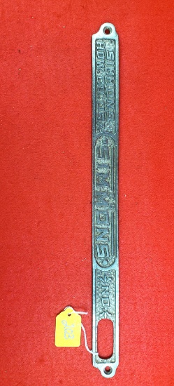 S206: Original Ec Simmons Keen Kutter Logo Watch Fob