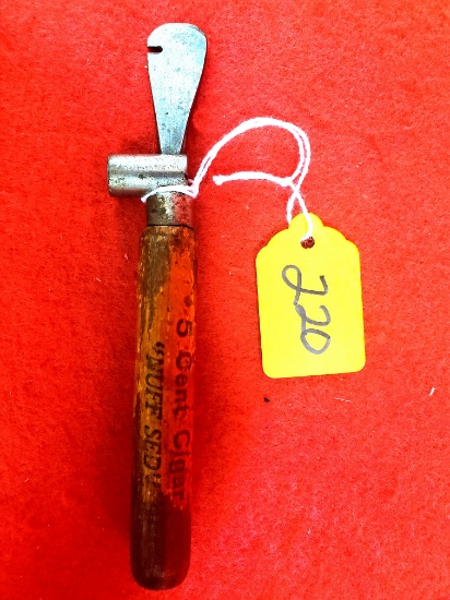 S220: Keen Kutter "smoke Keen Kutter 5 Cent Cigar Nuff Sed" Box Opener, Closer