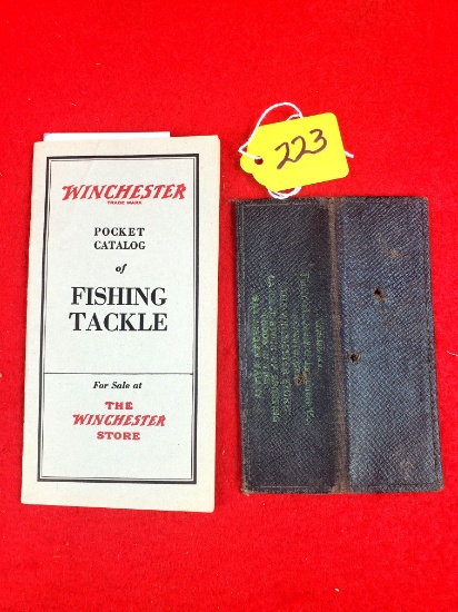 S223: Winchester Pocket Catalog Of Fishing Tackle-the Winchester Store 1920s, Winchester Store Fish