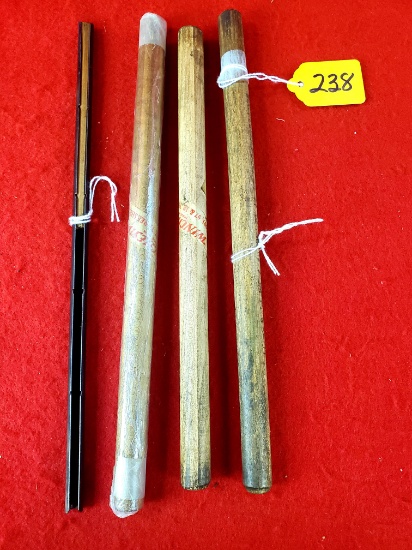 S238: Lot Of 4, .22 Loading Tube Western, 3 Winchester Shotgun Plugs And 1 Winchester Loading Tube