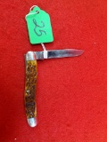 K025: Ecs Keen Kutter 1734 ª ; One Blade; Stag Handles