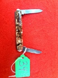 K034: Keen Kutter Gentlemen?S Knife; Brown/pearlite Handles