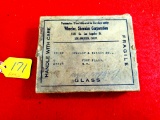 S171: Lot Of 2 Winchester Store Slides Magic Lantern 1928 With Box - Rare