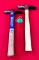 Lot Of 2 Bluegrass Claw Hammers