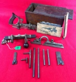 Stanley Adjustable Combined Plane No 45 In Wooden Box With Label