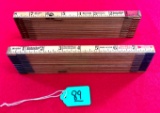 Lot Of 2 Interlox Sliding Rules