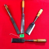 Lot Of 4 Misc. Chisels