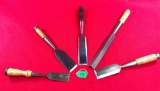 Lot Of 5 Misc. Chisels