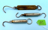 Lot Of 3 Utility Hanging Scales