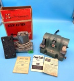 Lot Of 2; Shapleigh Kk Bench Grinder; Val-test Kk Dual Motion Sander Model K-441 W/ Original Box