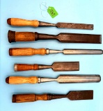 Lot Of 6; Kk Chisels And Gouges