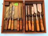 Ec Simmons Kk 10 Wood Chisels W/ Original Box
