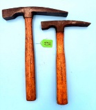 Lot Of 2; Ec Simmons Kk Black Jack Brick Hammer; Kk Brick Mason Hammer W/ Original Handle