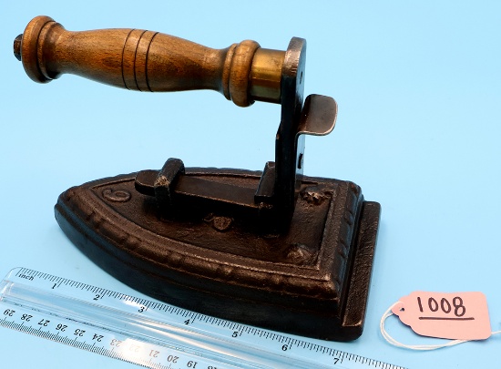 Cold Handle; European; Decorative Top; #6; About 1875; L 7 1/8" R3