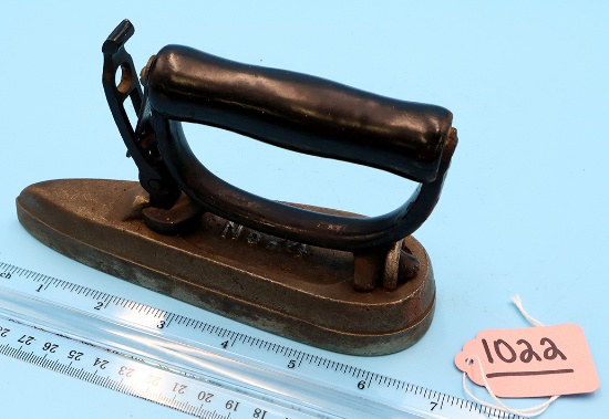 Sleeve Iron With Detachable Handle; Iron Is Marked No. 4