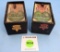 Lot of 2: E.C. Simmons Keen Kutter pocketknife boxes; empty