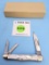 Shapleigh Hardware 3 blade; MOP handle; NOS