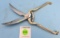 MOP handle; poultry shears