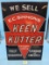 E.C. Simmons Keen Kutter MINT CONDITION; double sided flanged sign 