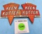 Keen Kutter cardboard advertising whistle C.J. Bullington Tiskilwa; Illinois