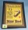 E.C. Simmons Keen Kutter framed advertising piece; Blue Bird Bottle Caps