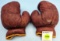 Pair of adult Simmons boxing gloves