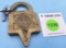 E.C. Simmons Keen Kutter logo padlock Southern Pacific Railroad (with key)