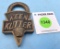 Keen Kutter Logo Santa Fe Railroad padlock with dust cover