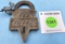 Keen Kutter logo lock large smooth back (with key)
