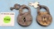 Lot of 2: Simmons Quality 6 levers both (with key)