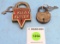 Simmons Logo lock (with logo key)