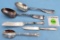 Lot of 5: Simmons Hardware (2) serving spoons; Simmons Hardware butter spreader; small Keen Kutter k