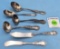 Lot of 6: Simmons hardware; sugar spoon; 2-small ladle; serving spoon; 2-butter spreaders