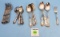 Lot of E.C. Simmons silverware; 10 forks; 8 small spoons; 5 tblspoons; 4 serving spoons; 1 fish fork