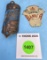 Lot of 2: bicycle badges; Simmons Hardware Simmons Banner; Simmons Hardware Banner No 320